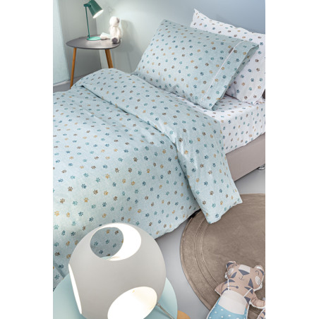 Σετ Παιδική Παπλωματοθήκη Μονή 2 Τεμαχίων Guy Laroche Paw Ciel 165x255