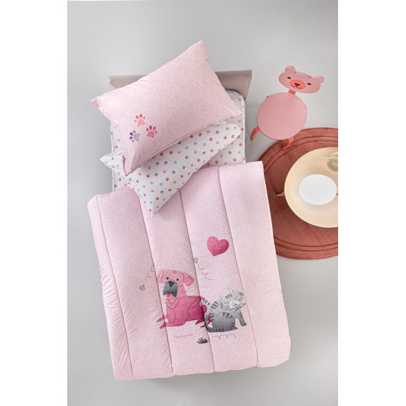 Παιδική Παπλωματοθήκη Μονή Guy Laroche Paw Pinky 165x225