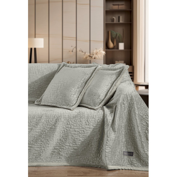 Σετ Κουβέρτα Καναπέ και Μαξιλαροθήκη Διακόσμησης Guy...