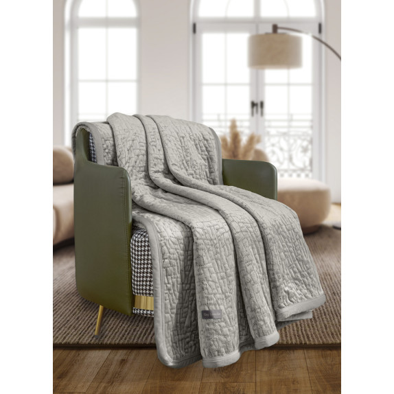 Σετ Κουβέρτα Καναπέ και Μαξιλαροθήκη Διακόσμησης Guy...