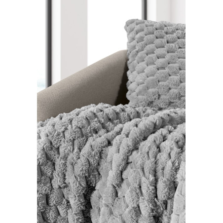 Σετ Κουβέρτα Καναπέ και Μαξιλάροθήκη Διακόσμησης Guy Laroche Elixir Silver 120x160