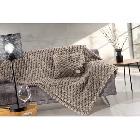 Σετ Κουβέρτα Καναπέ και Μαξιλάροθήκη Διακόσμησης Guy Laroche Elixir Taupe 120x160