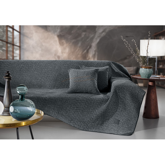 Ριχτάρι Πολυθρόνας Guy Laroche Lama Anthracite 170x150