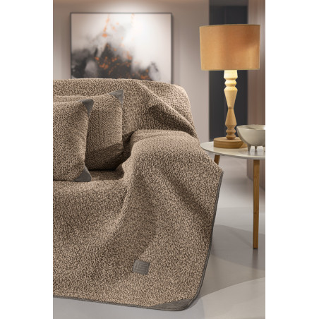 Ριχτάρι Τετραθέσιου Guy Laroche Lama Taupe 170x350
