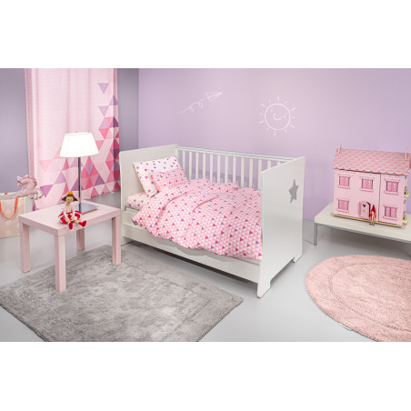 Σετ Σεντόνια Κούνιας 3 Τεμαχίων Guy Laroche Two2Twenty Fuchsia  115x170