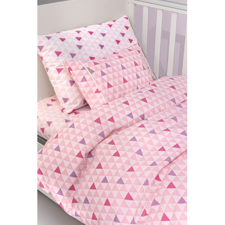 Σετ Σεντόνια Κούνιας 3 Τεμαχίων Guy Laroche Two2Twenty Fuchsia  115x170