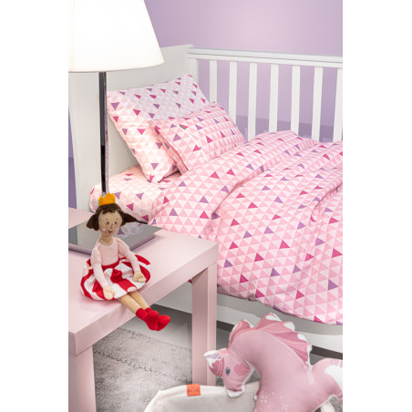 Σετ Σεντόνια Κούνιας 3 Τεμαχίων Guy Laroche Two2Twenty Fuchsia  115x170