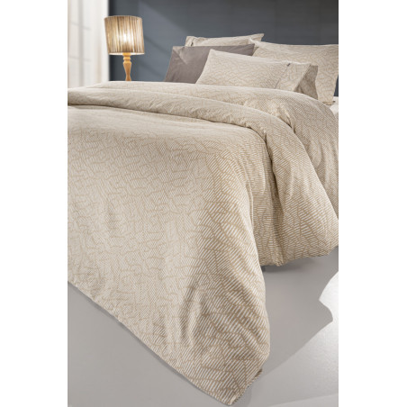 Σετ Σεντόνια Φανελένια Μονά 3 Τεμαχίων Guy Laroche Brenta Camel 170x265