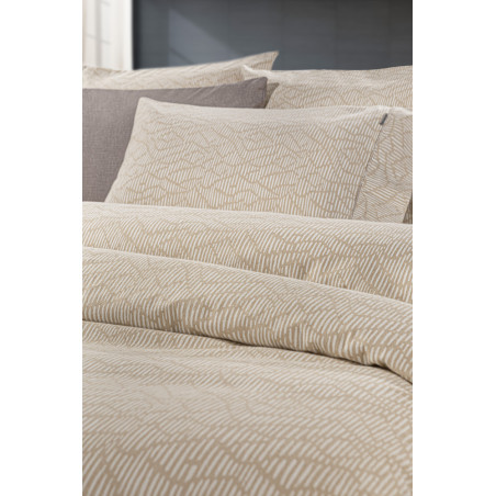 Σετ Σεντόνια Φανελένια Μονά 3 Τεμαχίων Guy Laroche Brenta Camel 170x265