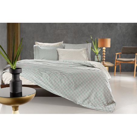 Σετ Σεντόνια Υπέρδιπλα 4 Τεμαχίων Guy Laroche Buddha Cement 240x265