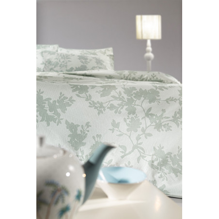 Σετ Σεντόνια Υπέρδιπλα 4 Τεμαχίων Guy Laroche Christy Aqua Grey 240x265