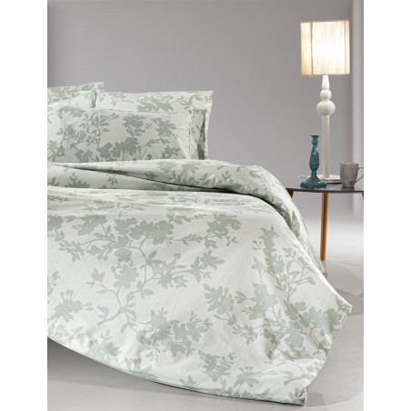 Σετ Σεντόνια King Size 4 Τεμαχίων Guy LarocheChristy Aqua Grey 270x265