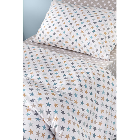 Σετ Παιδικά Σεντόνια Μονά 3 Τεμαχίων Guy Laroche Cosmos Sky 165x250