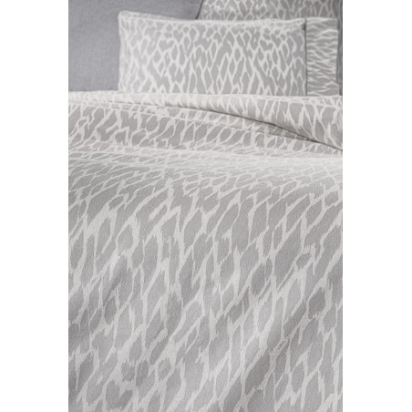 Σετ Σεντόνια Φανελένια King Size 4 Τεμαχίων Guy Laroche Magma Silver 270x265