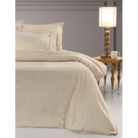 Σετ Σεντόνια Φανελένια King Size 4 Τεμαχίων Guy Laroche Mira Mocca 270x265