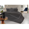 Σετ Σεντόνια King Size 4 Τεμαχίων Guy Laroche Nice Anthracite Silver 270x280