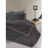 Σετ Σεντόνια King Size 4 Τεμαχίων Guy Laroche Nice Anthracite Silver 270x280