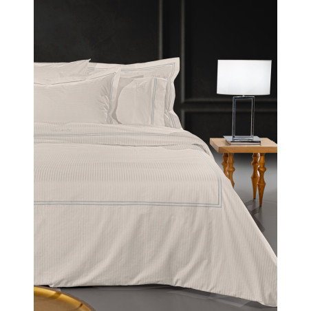 Σετ Σεντόνια King Size 4 Τεμαχίων Guy Laroche Nice Natural L.Silver 270x280