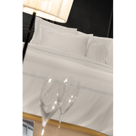 Σετ Σεντόνια King Size 4 Τεμαχίων Guy Laroche Nice Natural L.Silver 270x280