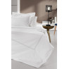 Σετ Σεντόνια King Size 4 Τεμαχίων Guy Laroche Nice White L.Silver 270x280