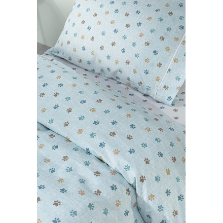 Σετ Παιδικά Σεντόνια Μονά 3 Τεμαχίων Guy Laroche Paw Ciel 165x250