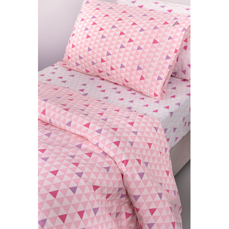 Σετ Παιδικά Σεντόνια Μονά 3 Τεμαχίων Guy Laroche Two2Twenty Fuchsia 165x250