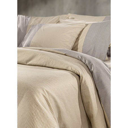 Σετ Σεντόνια Φανελένια Μονά 3 Τεμαχίων Guy Laroche Verona Taupe 170x265