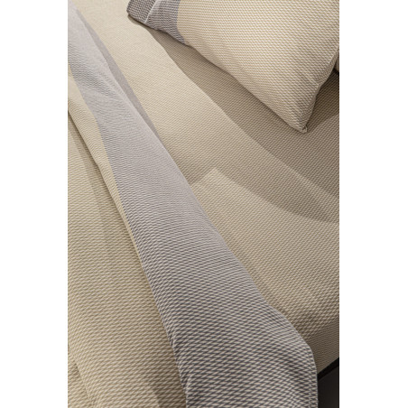 Σετ Σεντόνια Φανελένια Μονά 3 Τεμαχίων Guy Laroche Verona Taupe 170x265