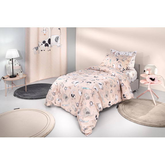 Σετ Παιδικά Σεντόνια Μονά με Λάστιχο 3 Τεμαχίων Guy...