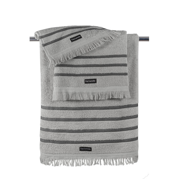 Σετ Πετσέτες 3 Τεμαχίων Guy Laroche Fabiana Grey