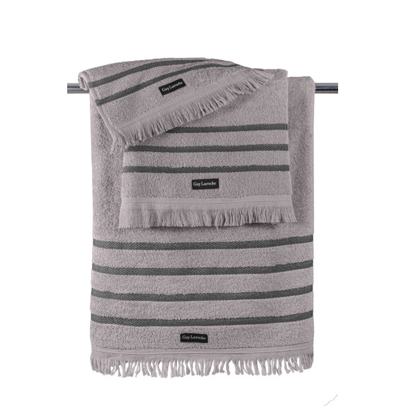 Σετ Πετσέτες 3 Τεμαχίων Guy Laroche Fabiana Melanze