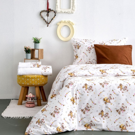 Παπλωματοθήκη Μονή Sb home MusicPink 160x240