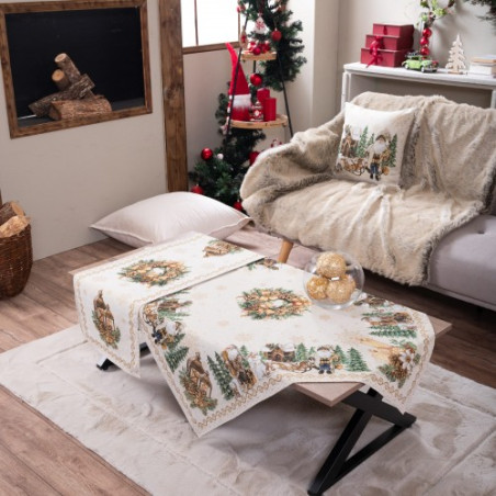 Καρέ & Τραβέρσα Teoran  Doren (Σετ 2τεμ-) - 100x100cm &amp 40x100cm