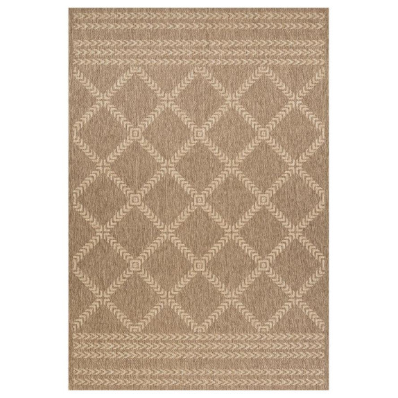 Χαλί New Plan Ethnik 2012C Brown/Caramel Beige 070x140