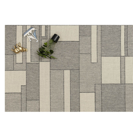 Χαλί New Plan Ethnik 1449D Grey 133x190