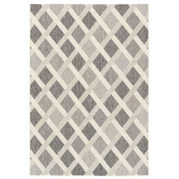 Χαλί New Plan Ethnik 3729D Grey 160x230