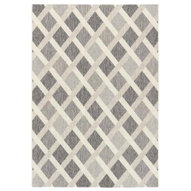 Χαλί New Plan Ethnik 3729D Grey 200x285