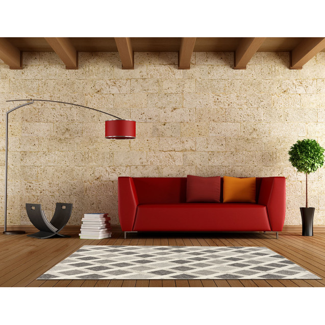 Χαλί New Plan Ethnik 3729D Grey 200x285