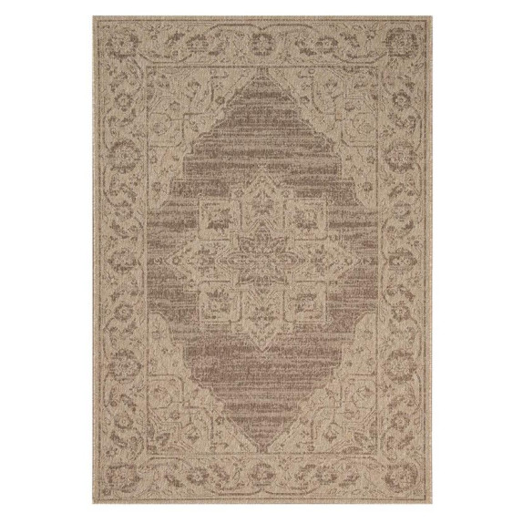 Χαλί New Plan Ethnik 204005C Brown/Caramel Beige 133x190