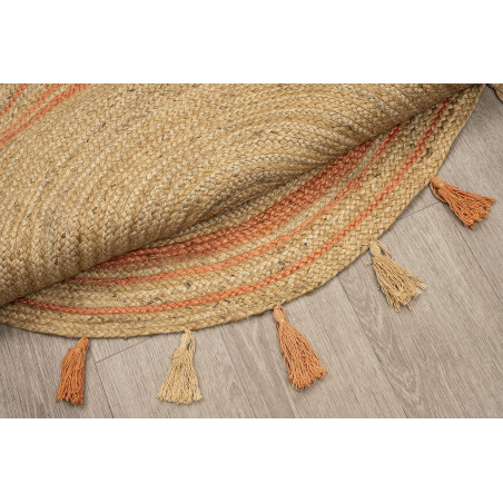 Χαλί New Plan Delhi Χειροποιητο Nat.Rust Me005 (003) 120x120