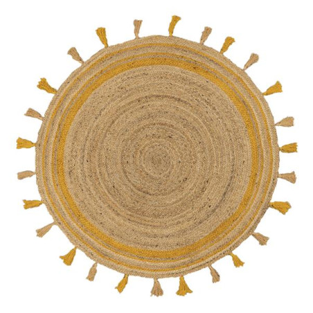 Χαλί New Plan Delhi Χειροποιητο Nat.Yellow Me003 120x120