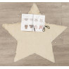 Χαλί New Plan Puffy Fc3B Beige Star Antislip 160x160