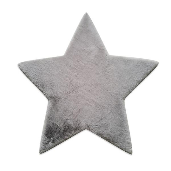 Χαλί New Plan Puffy Fc6 Light Grey Star Antislip 120x120