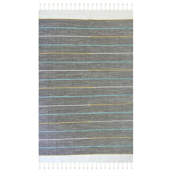 Χαλί New Plan Ribella Χειροποιητο 100 D.Grey 200x285