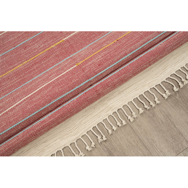 Χαλί New Plan Ribella Χειροποιητο 400 Red 200x285