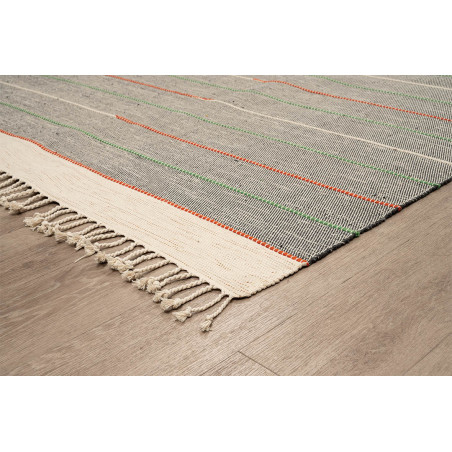 Χαλί New Plan Ribella Χειροποιητο 500 L.Grey 160x230