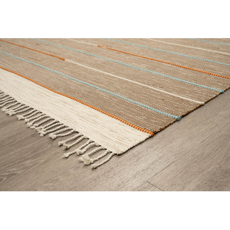 Χαλί New Plan Ribella Χειροποιητο 600 Brown 200x285