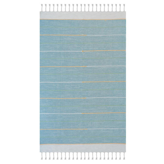 Χαλί New Plan Ribella Χειροποιητο 700 Blue 160x230