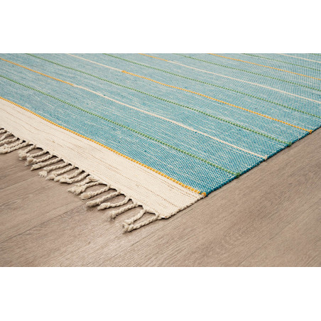 Χαλί New Plan Ribella Χειροποιητο 700 Blue 200x285