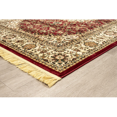 Χαλί New Plan Persia 1019 Burgundy Με Κροσσι 200x290